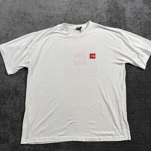 Vtg The North Face Box Logo Expedition Proven Men's Shirt Size XL Made In USA